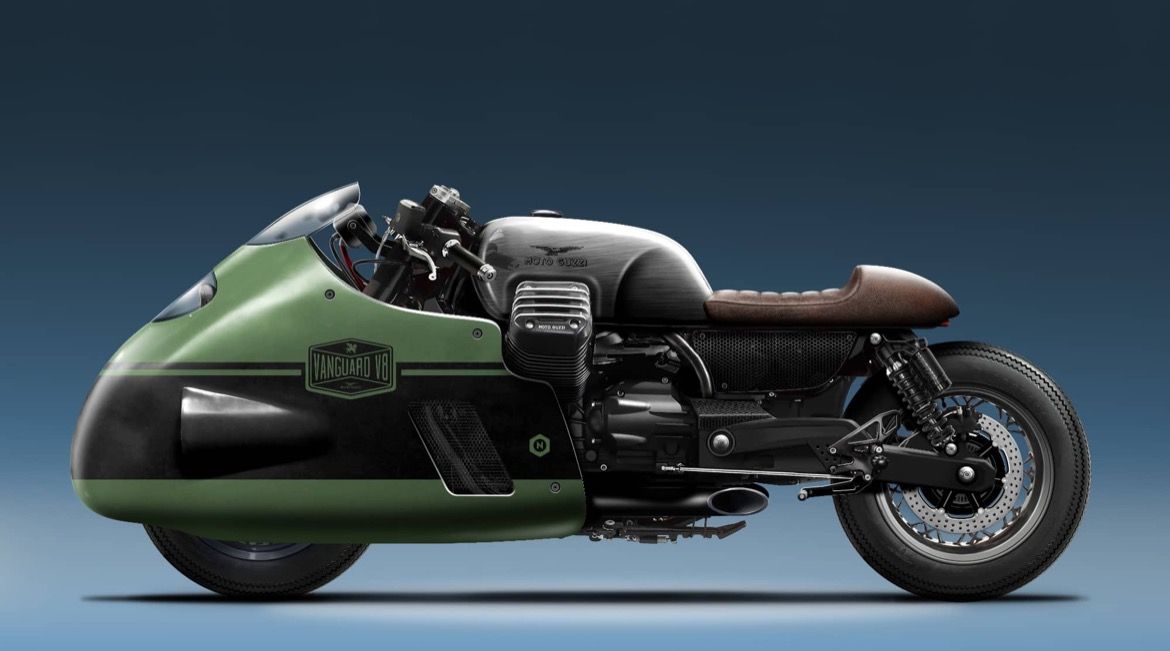 Vanguard V8, en honor a la Guzzi "Otto"