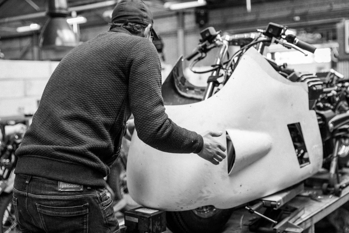 Vanguard V8, en honor a la Guzzi "Otto"