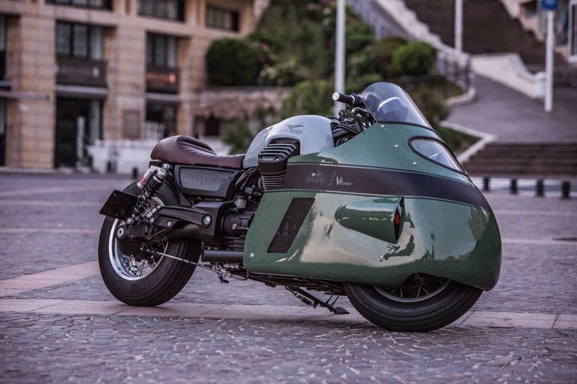 Vanguard V8, en honor a la Guzzi "Otto"