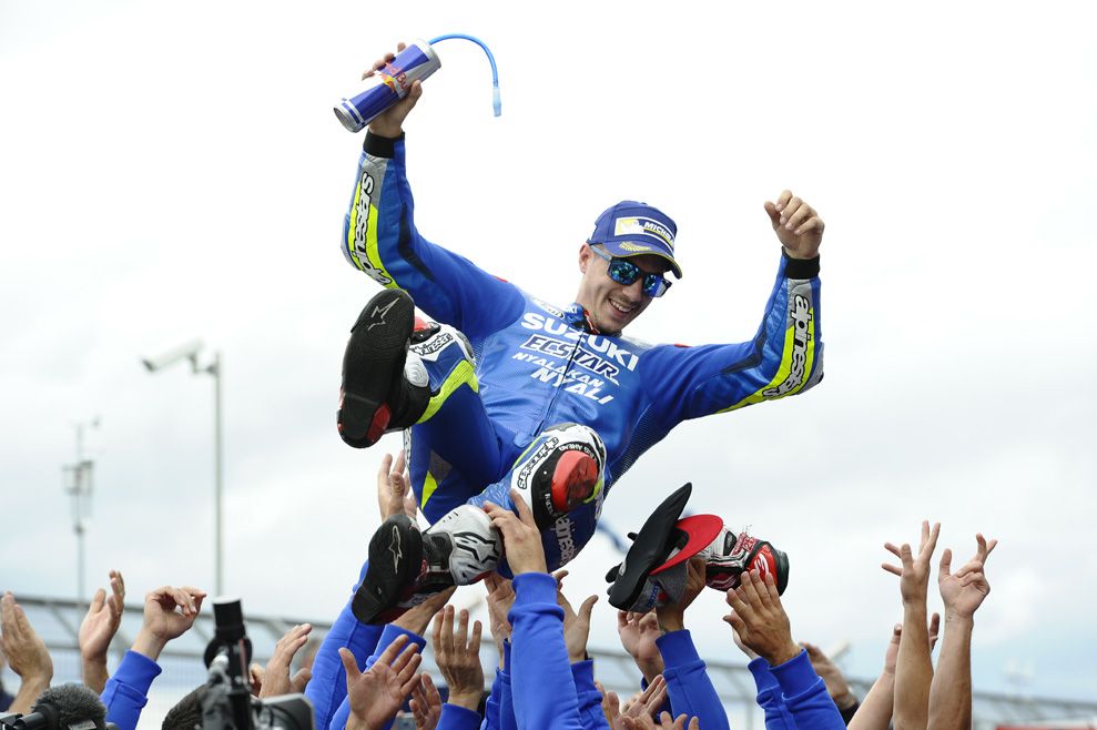 La primera victoria de Maverick Viñales en MotoGP en imágenes