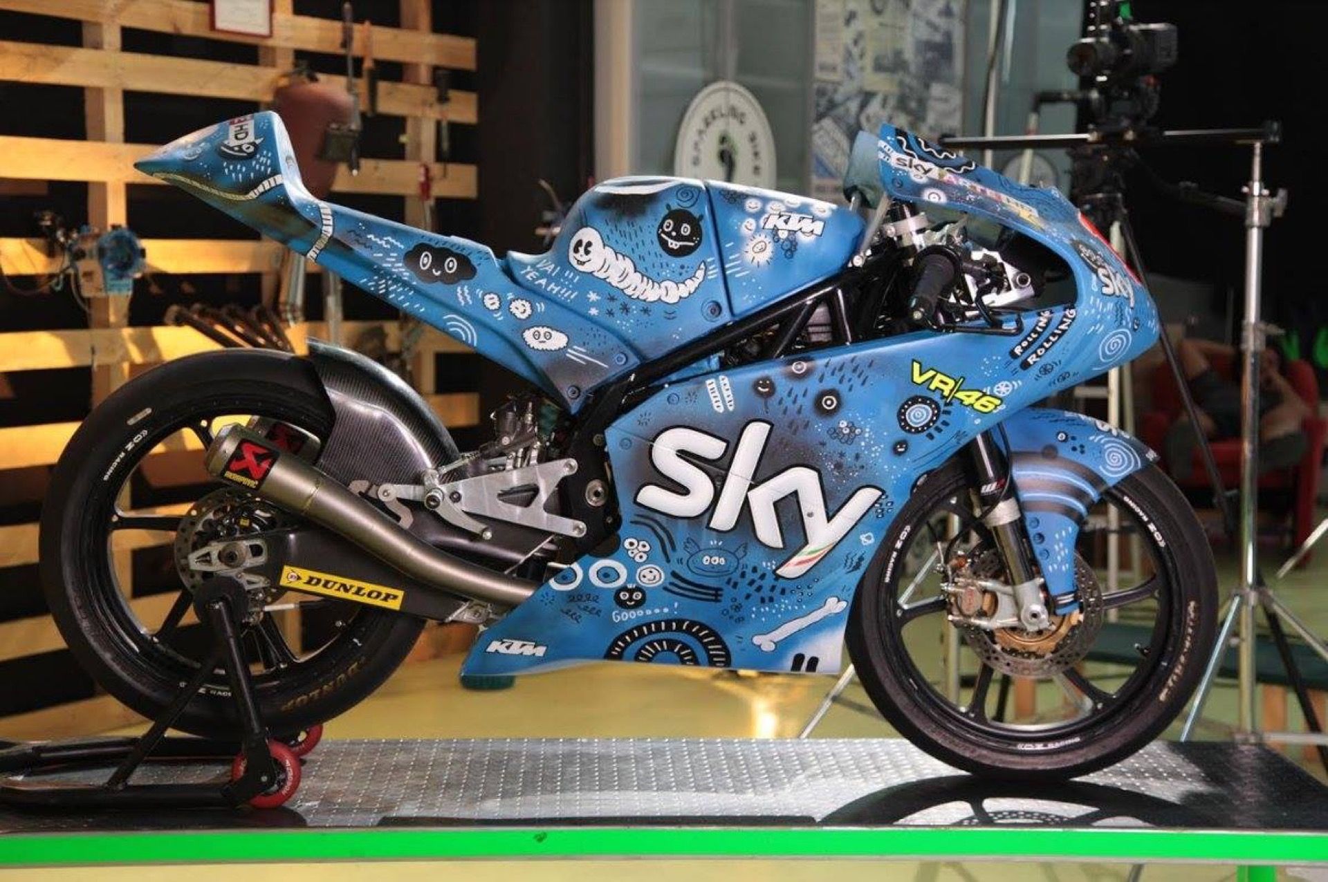 Así se pintó la KTM del Sky VR46