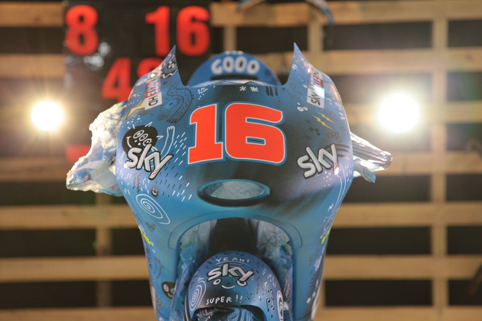 Así se pintó la KTM del Sky VR46