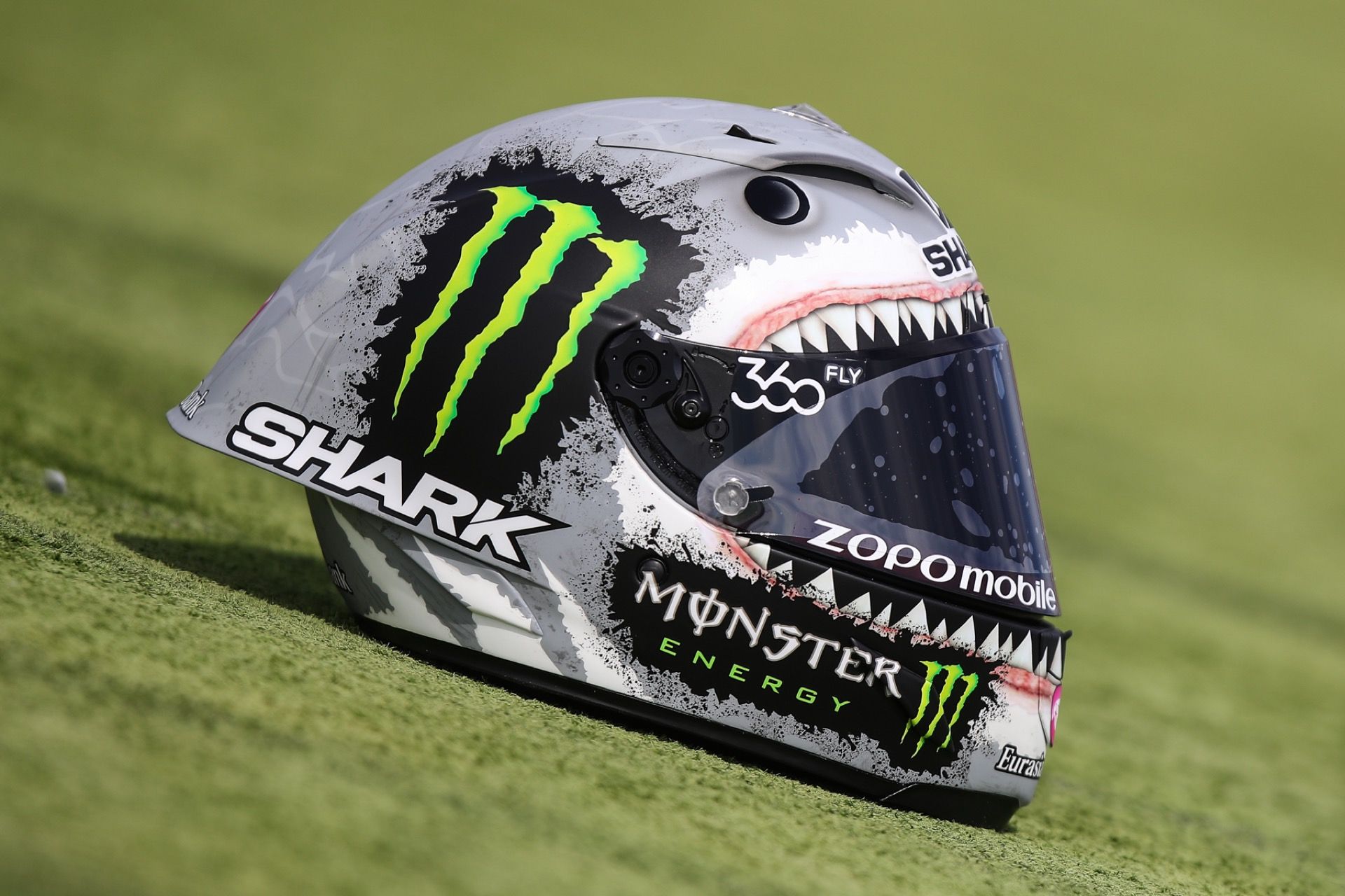 Casco de Jorge Lorenzo en Motorland