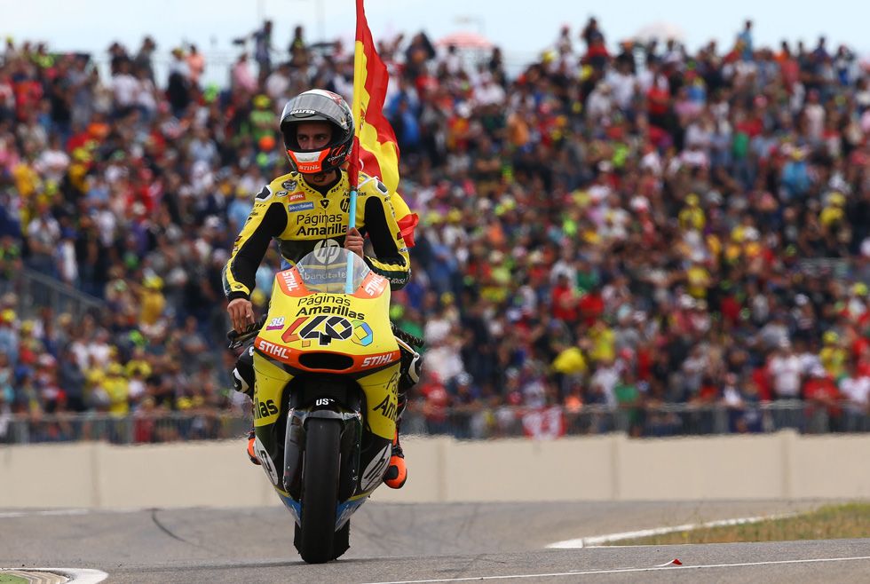 Las imágenes de la carrera de Moto2 en Aragón