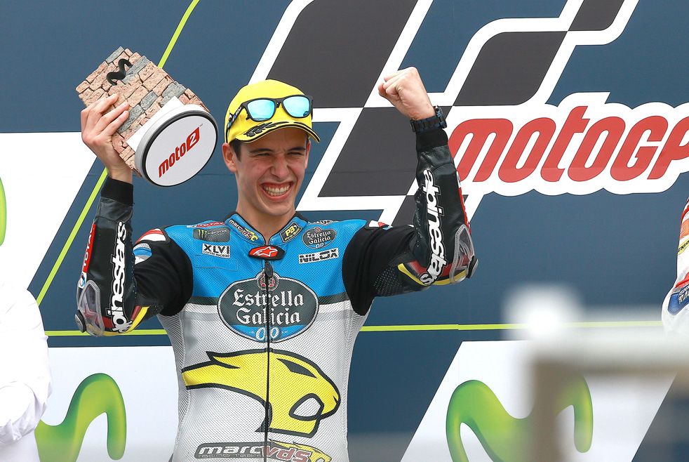 Las imágenes de la carrera de Moto2 en Aragón