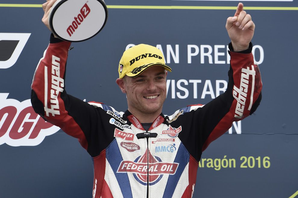 Las imágenes de la carrera de Moto2 en Aragón