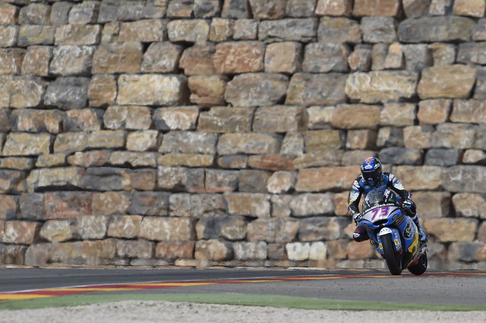 Las imágenes de la carrera de Moto2 en Aragón