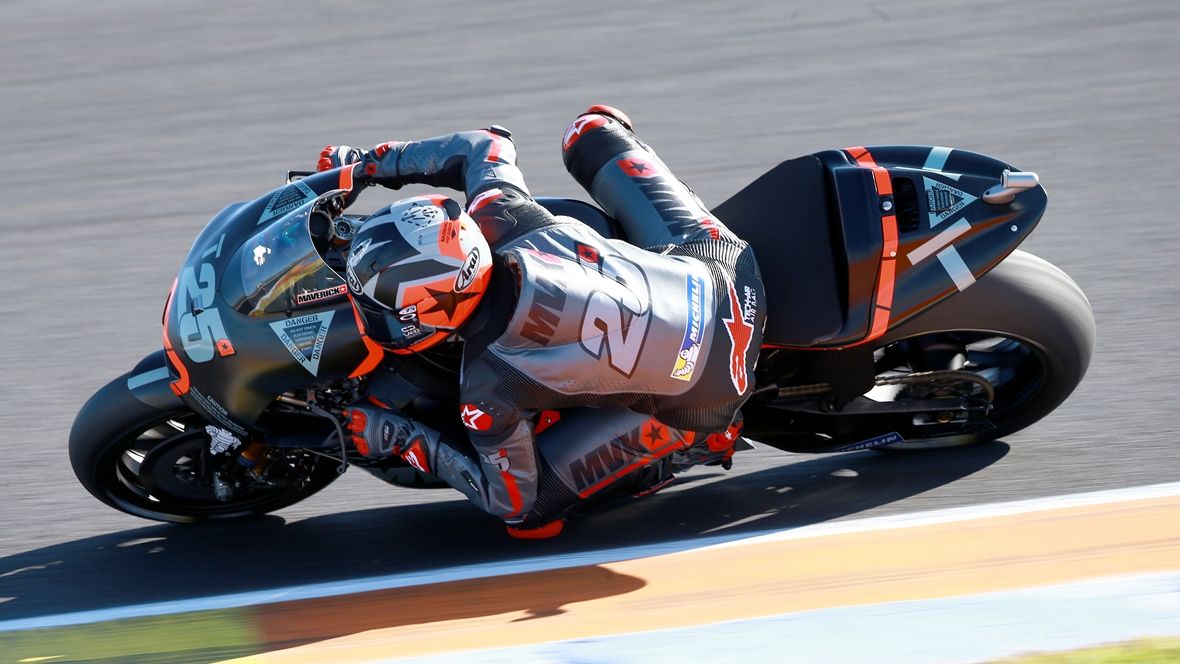 Maverick Viñales con la Yamaha 2017
