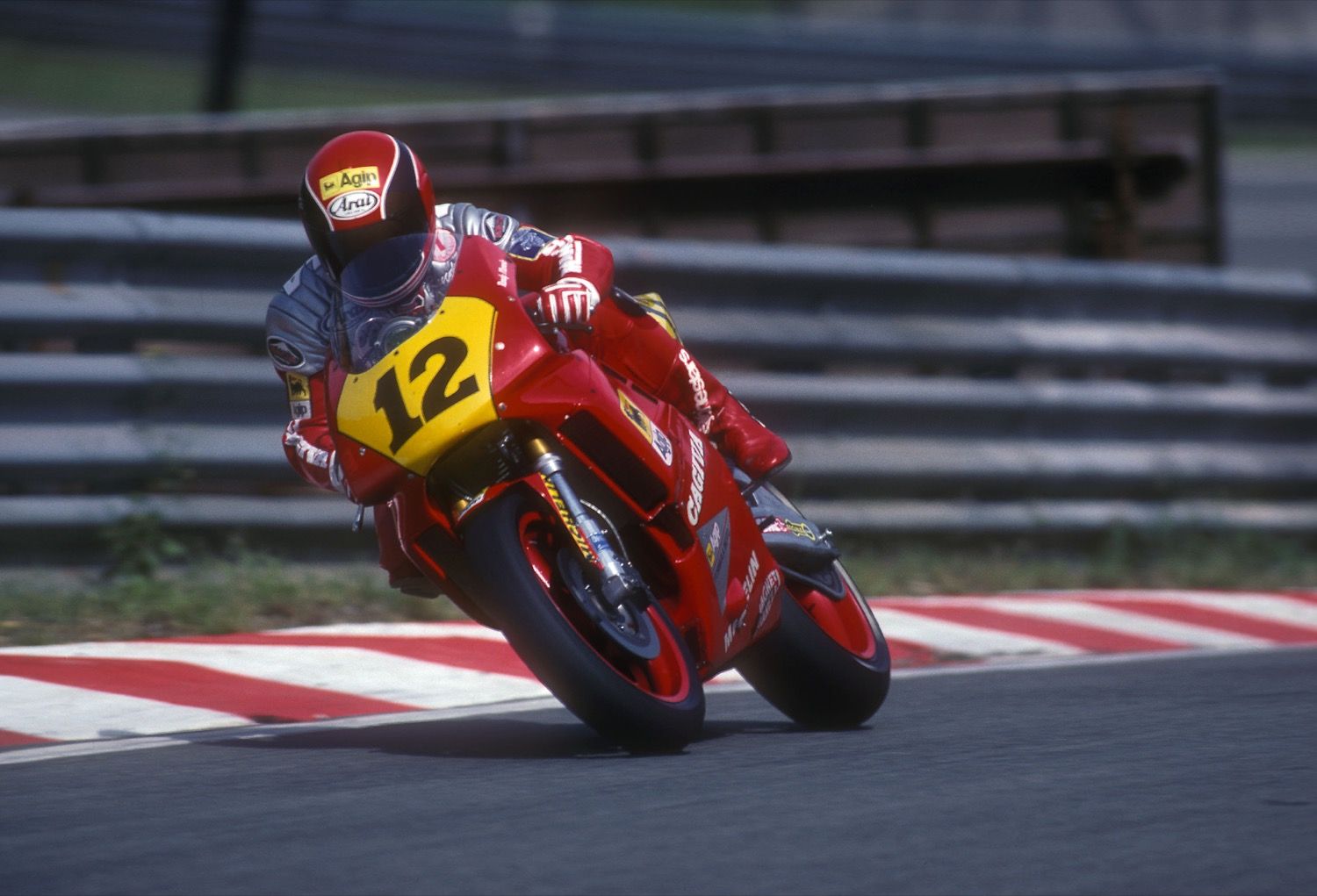 El show de Randy Mamola con Cagiva