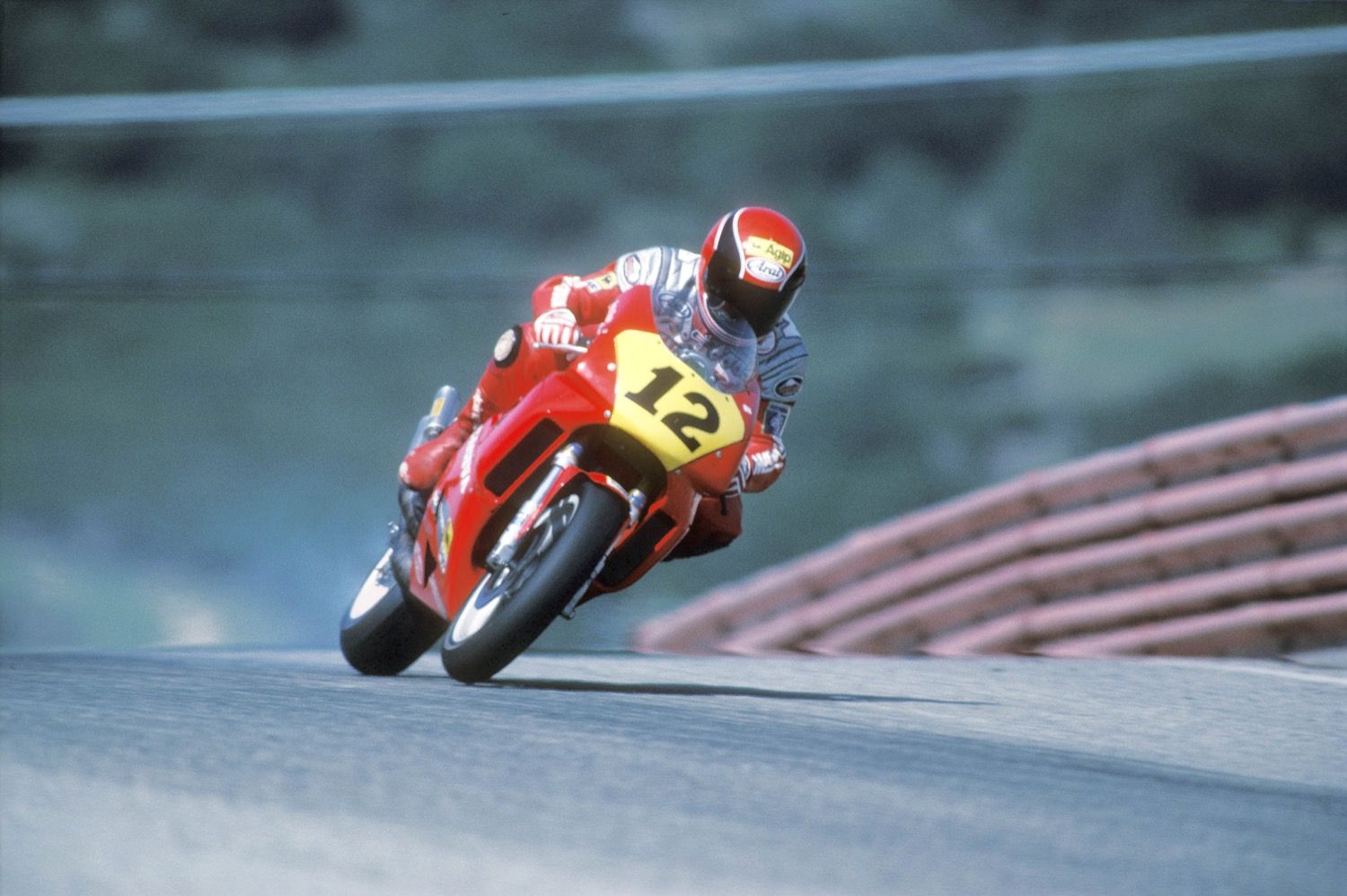 El show de Randy Mamola con Cagiva