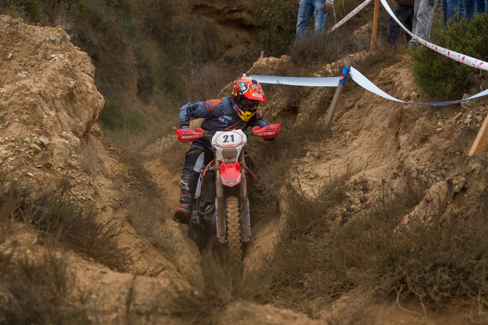 Marc Márquez, piloto de enduro
