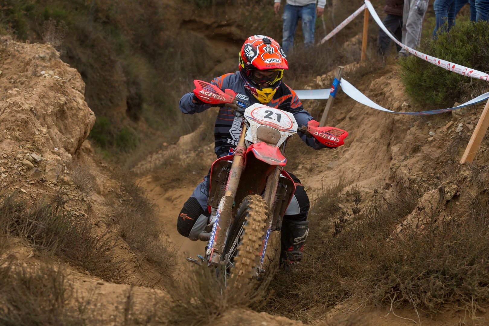 Marc Márquez, piloto de enduro
