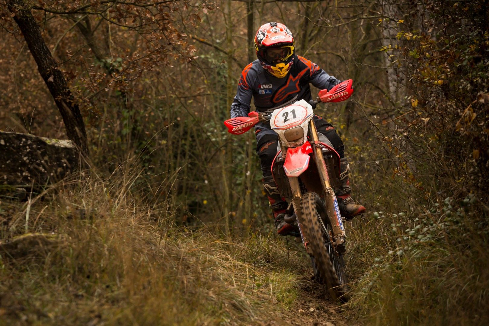 Marc Márquez, piloto de enduro
