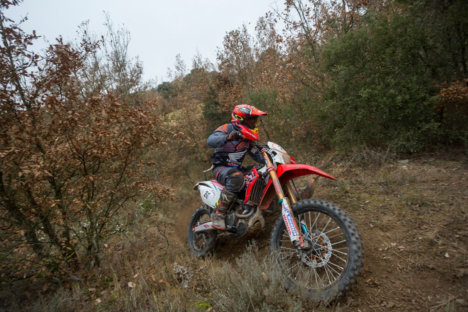 Marc Márquez, piloto de enduro