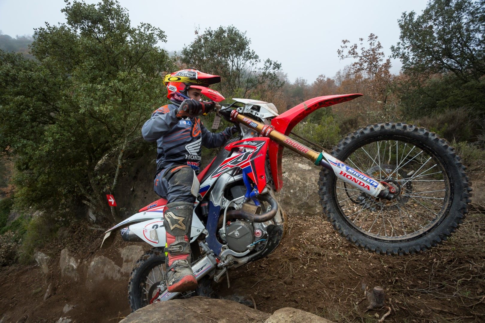 Marc Márquez, piloto de enduro