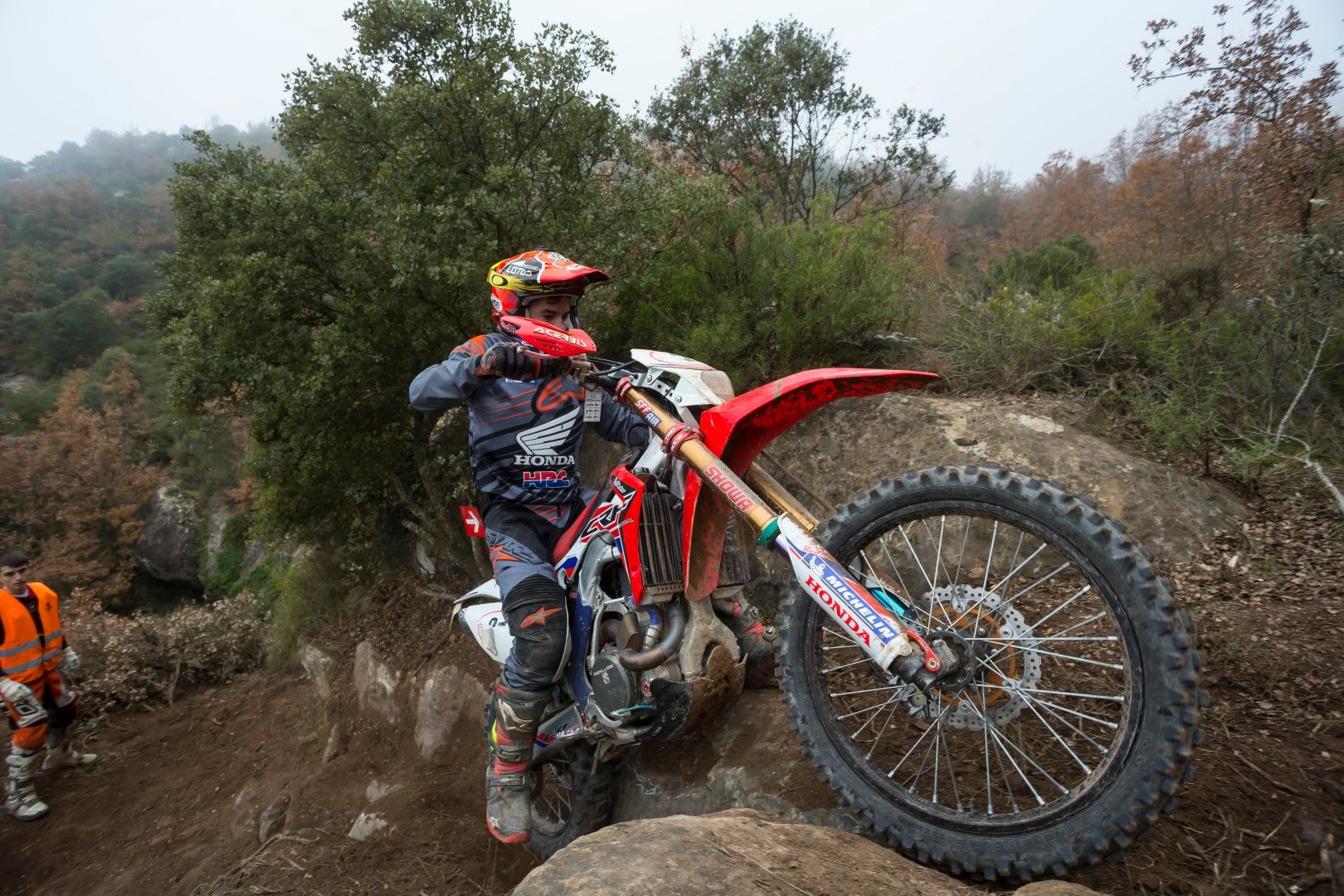 Marc Márquez, piloto de enduro