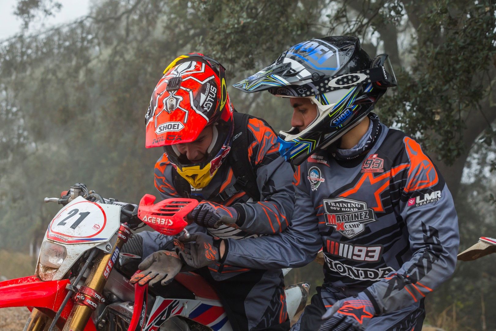 Marc Márquez, piloto de enduro