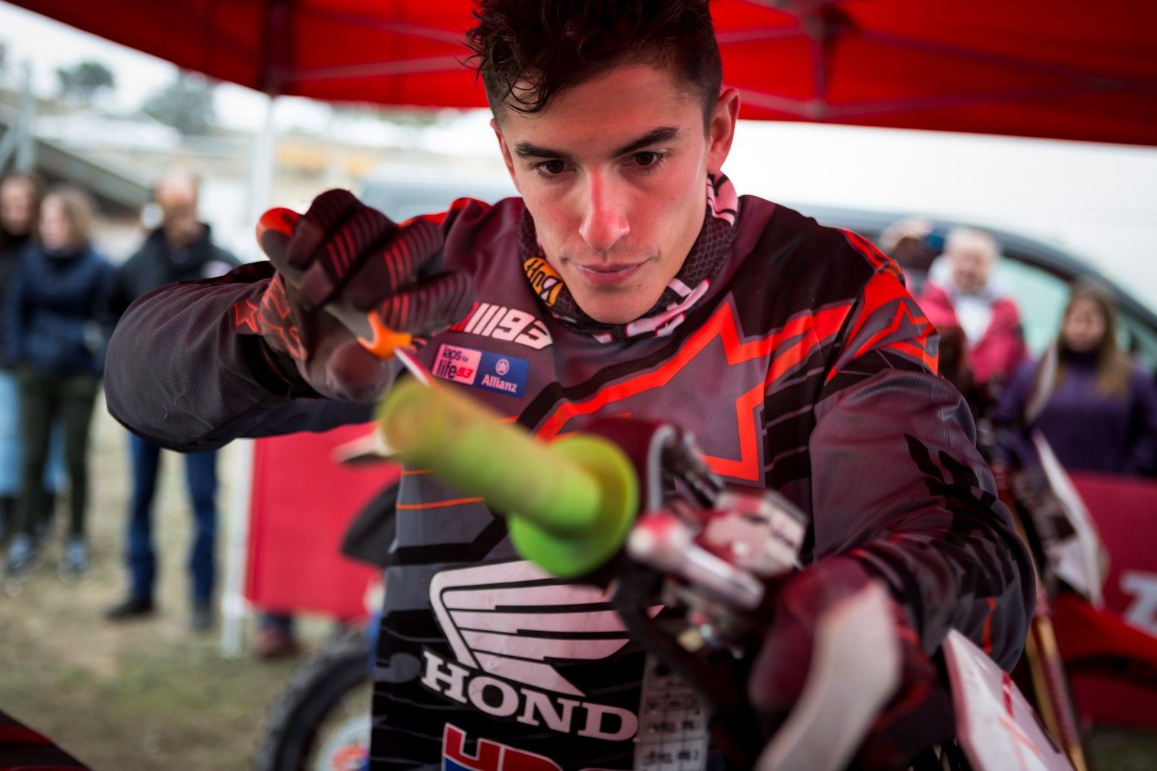 Marc Márquez, piloto de enduro