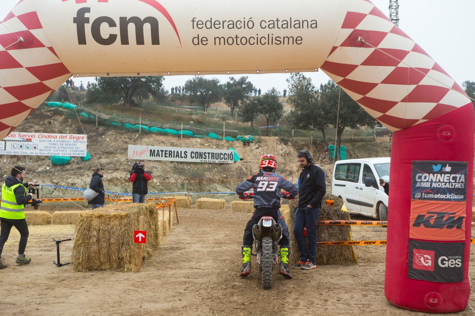 Marc Márquez, piloto de enduro
