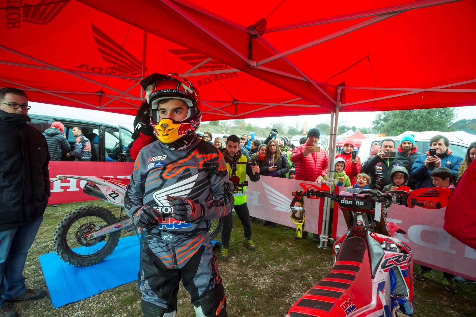 Marc Márquez, piloto de enduro