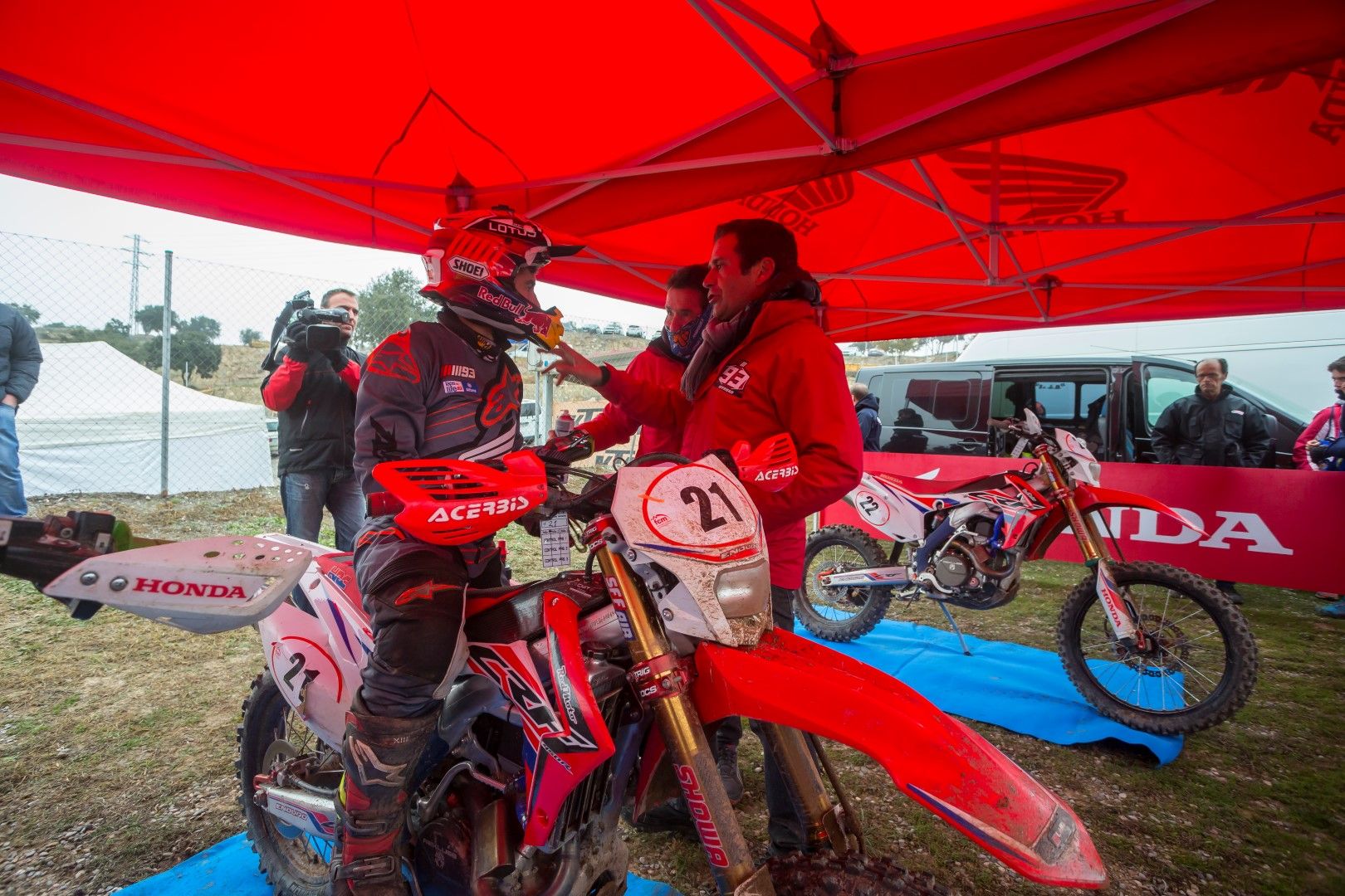 Marc Márquez, piloto de enduro