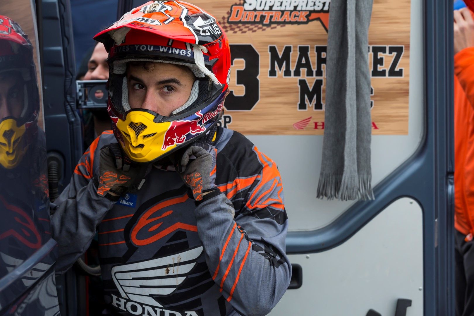 Marc Márquez, piloto de enduro