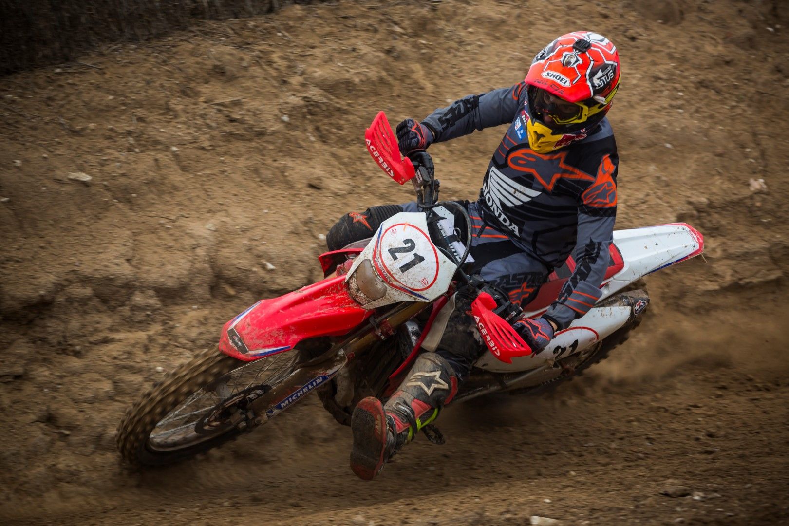 Marc Márquez, piloto de enduro