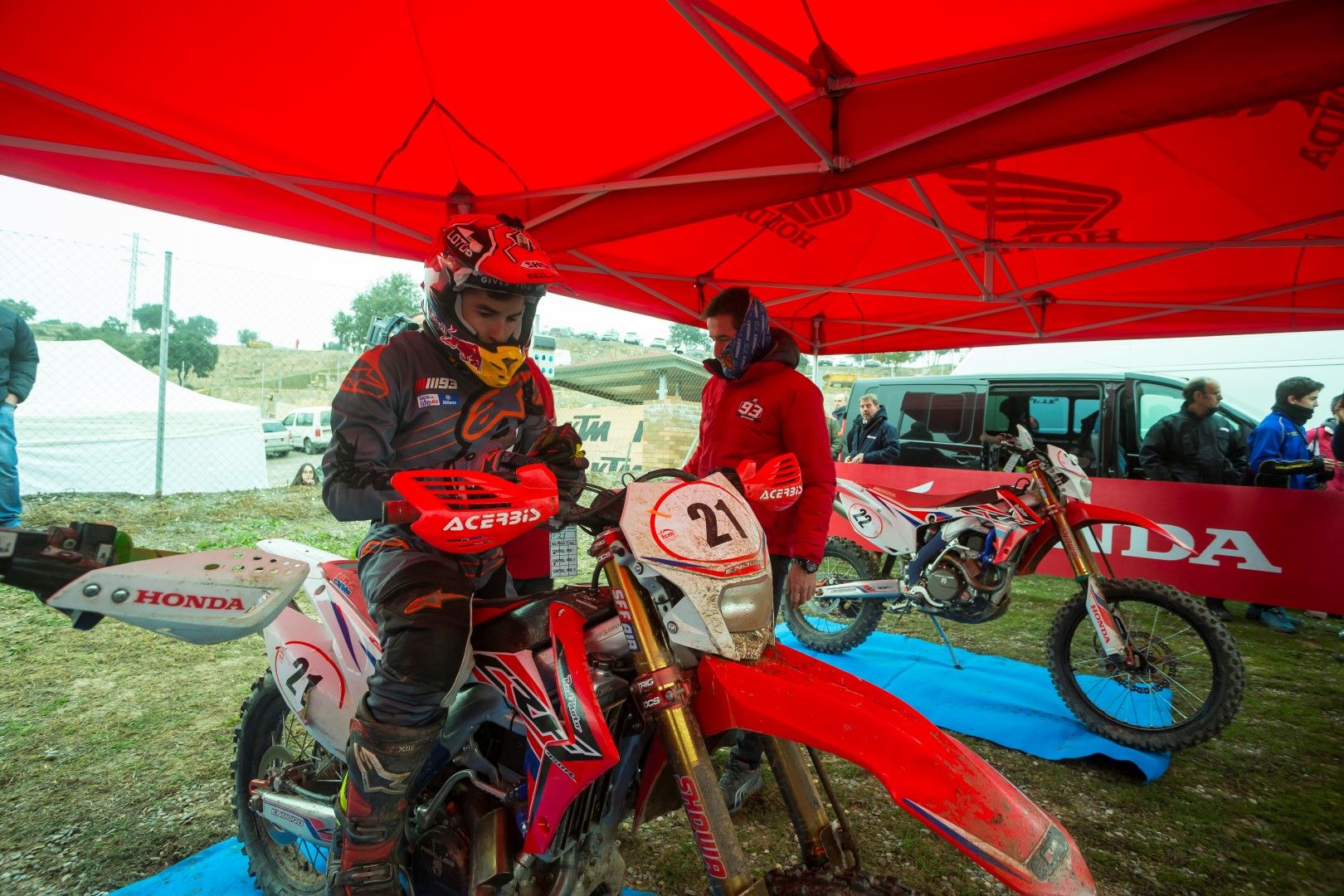 Marc Márquez, piloto de enduro