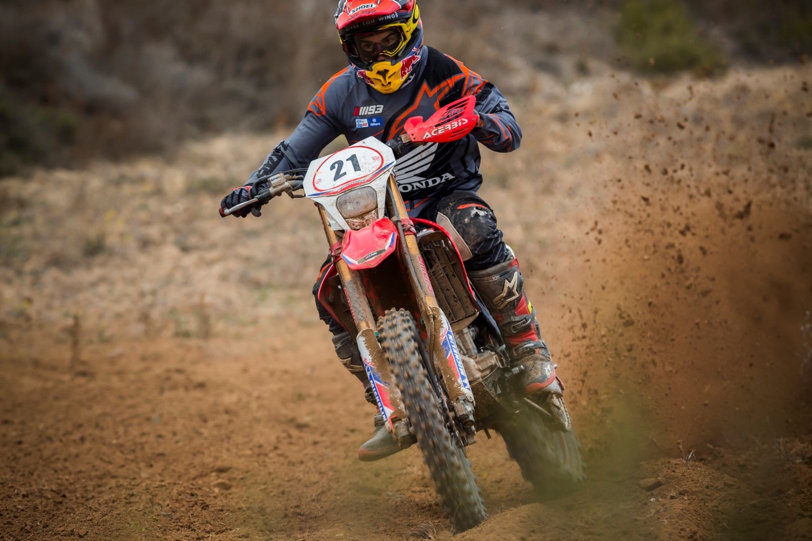 Marc Márquez, piloto de enduro