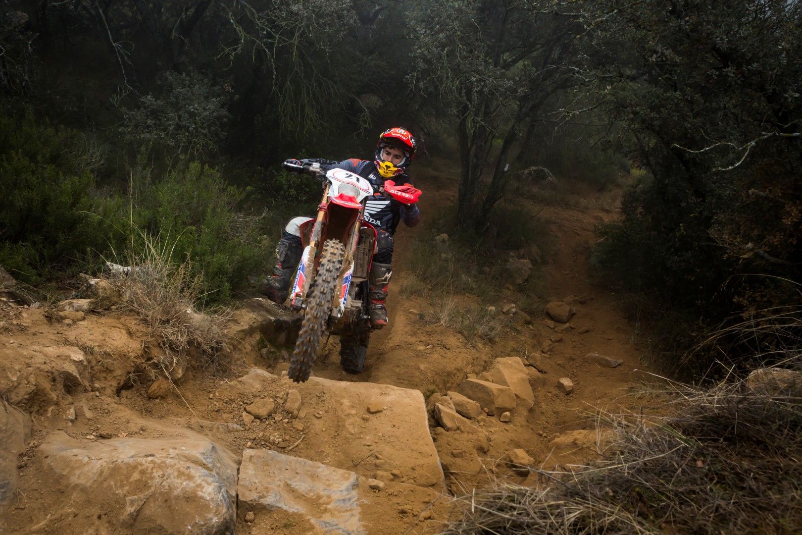 Marc Márquez, piloto de enduro