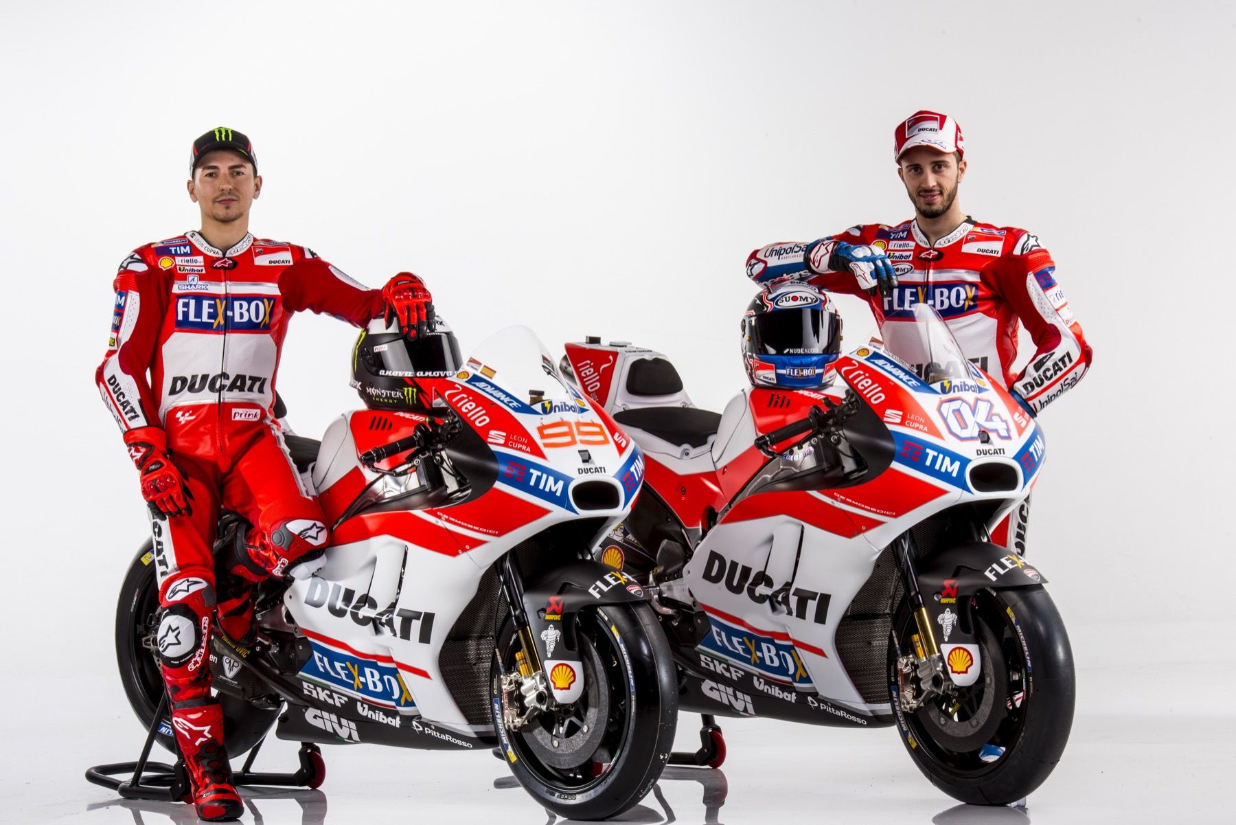 Ducati MotoGP 2017, Jorge Lorenzo y Andrea Dovizioso