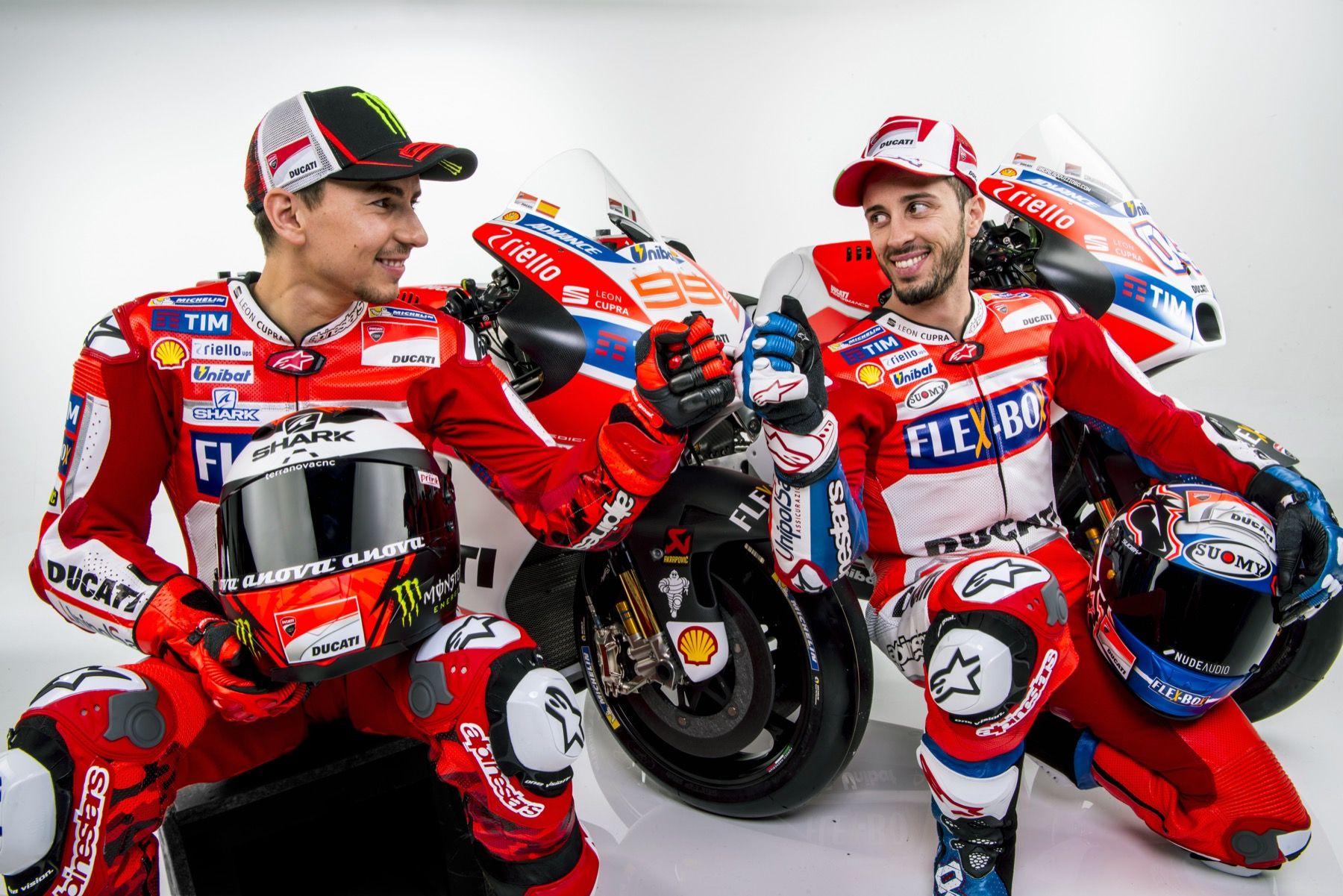 Ducati MotoGP 2017, Jorge Lorenzo y Andrea Dovizioso