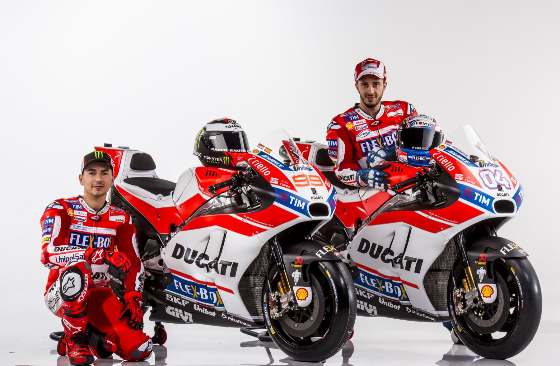Ducati MotoGP 2017, Jorge Lorenzo y Andrea Dovizioso