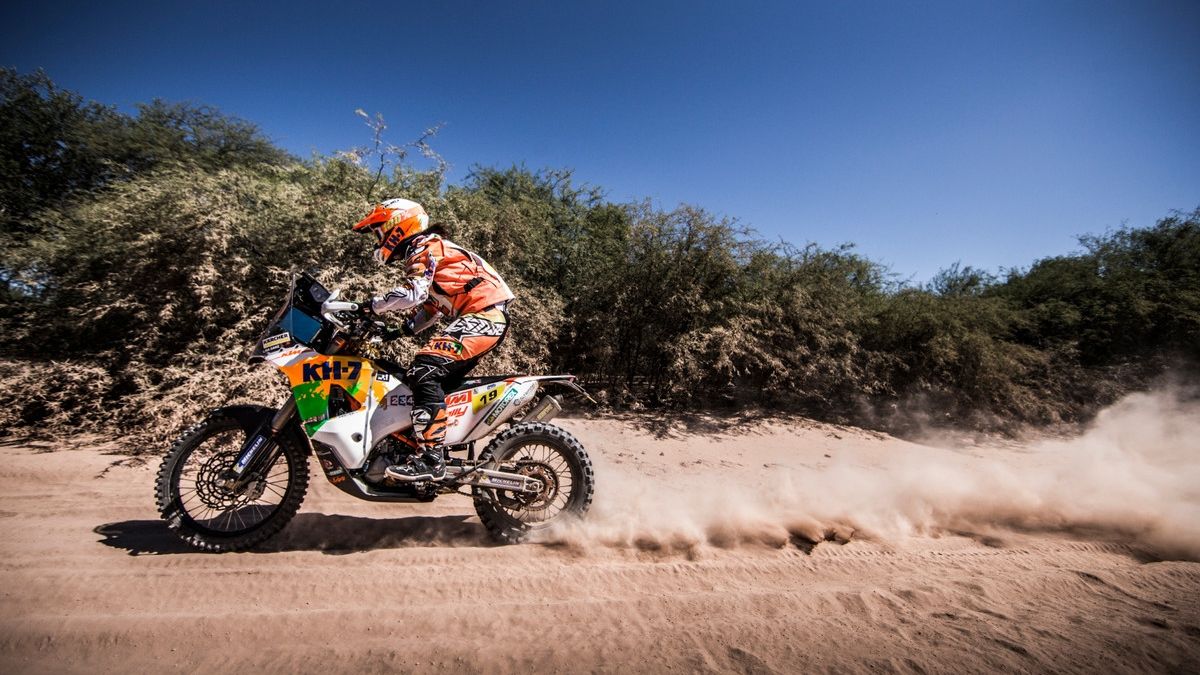 Laia Sanz en el Dakar 2017