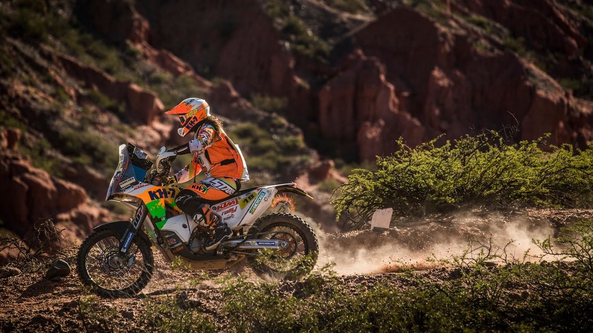 Laia Sanz en el Dakar 2017