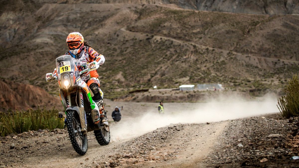 Laia Sanz en el Dakar 2017