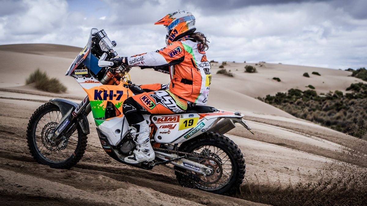 Laia Sanz en el Dakar 2017