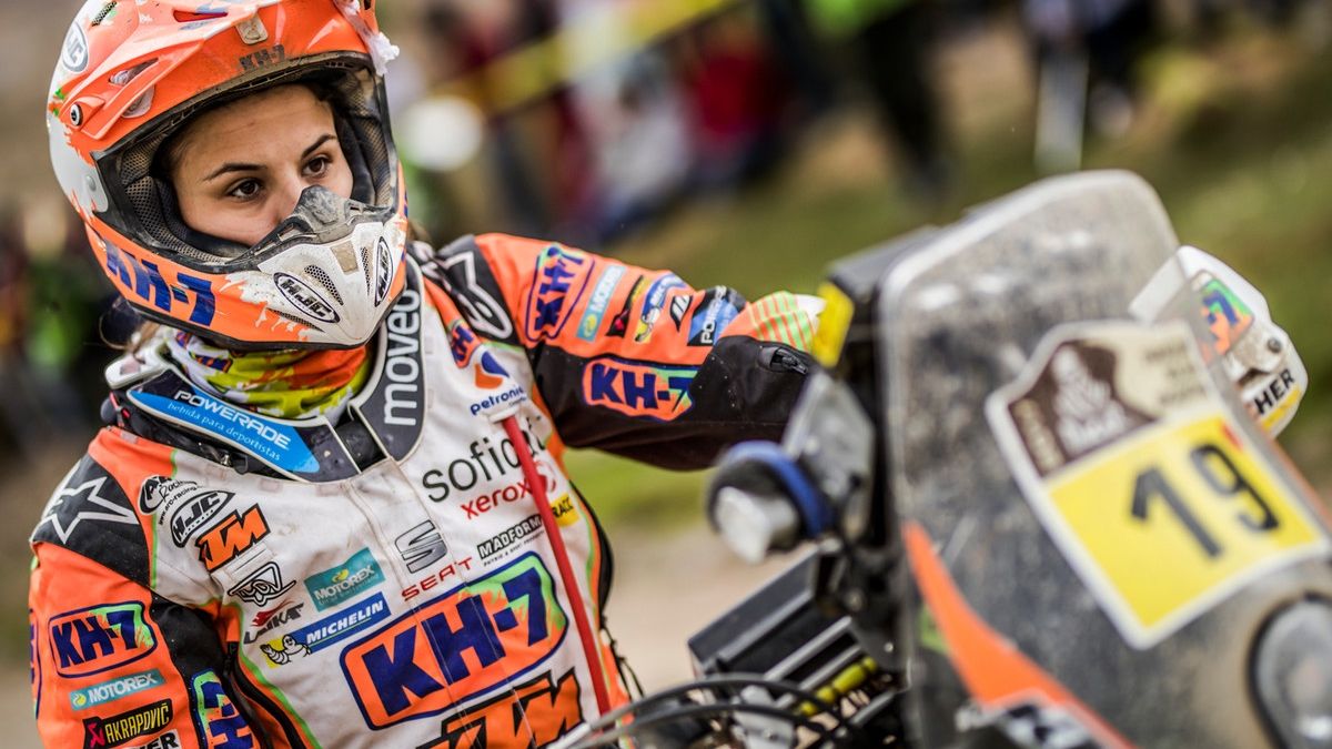 Laia Sanz en el Dakar 2017