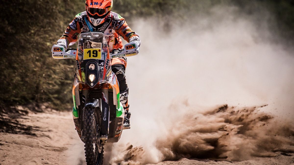 Laia Sanz en el Dakar 2017