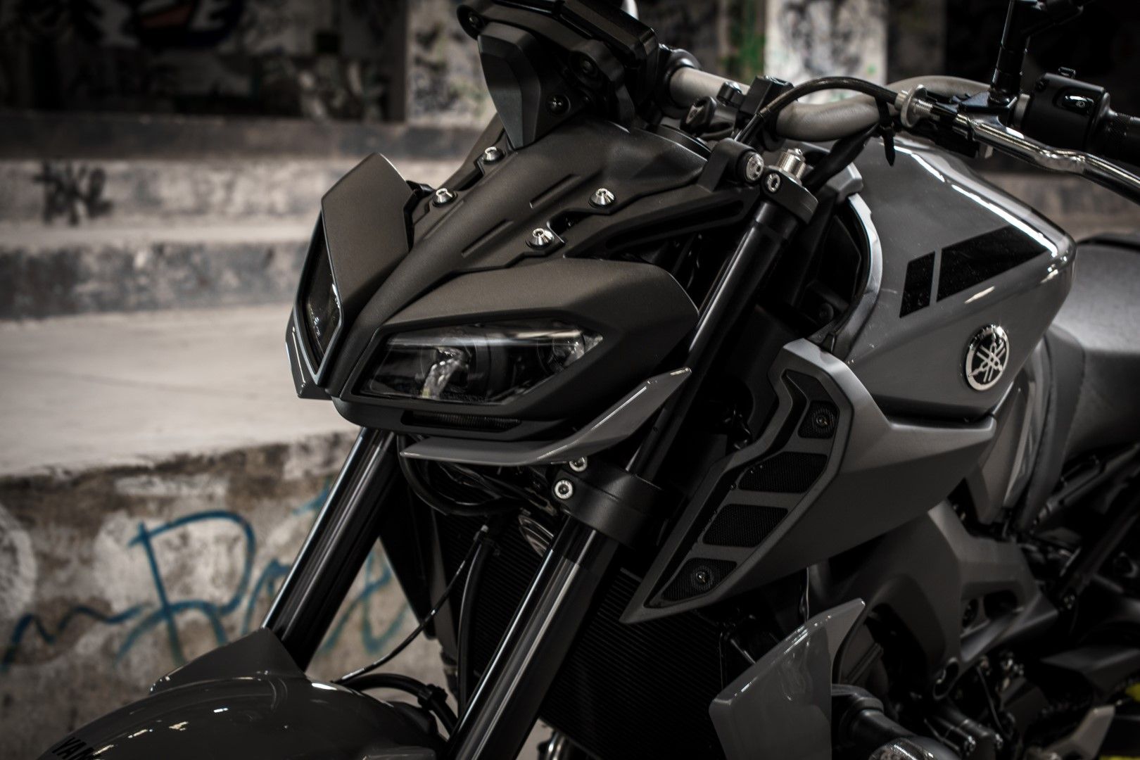 Yamaha MT-09 2017: los ojos de la oscuridad, fotos