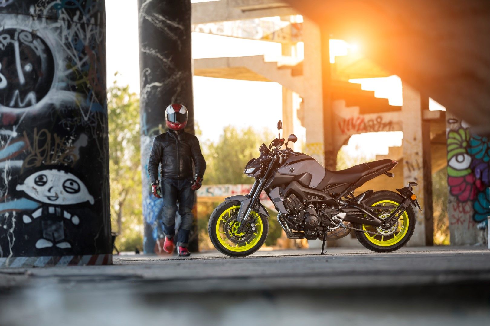 Yamaha MT-09 2017: los ojos de la oscuridad, fotos