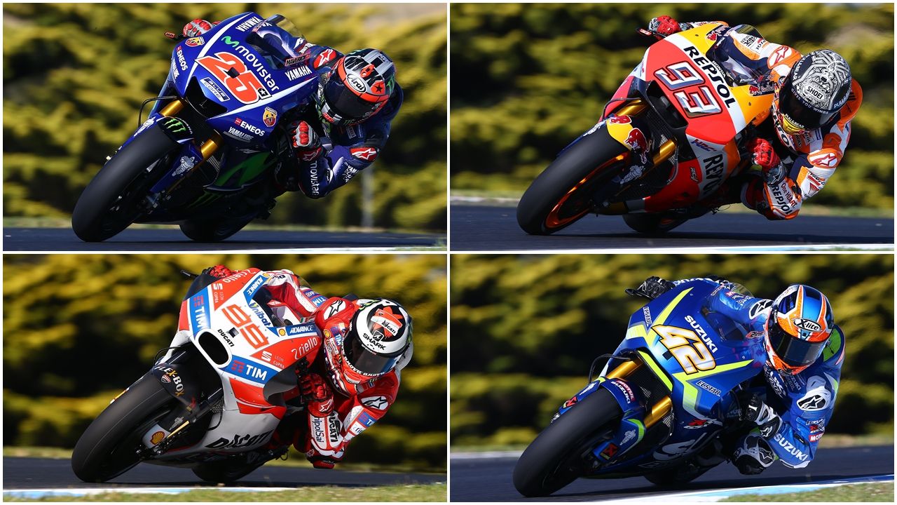 Comparativa estilos de pilotaje MotoGP 2017
