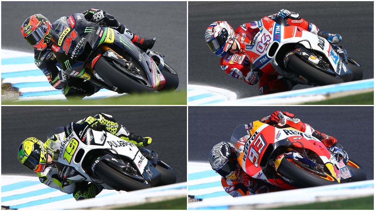 Comparativa estilos de pilotaje MotoGP 2017
