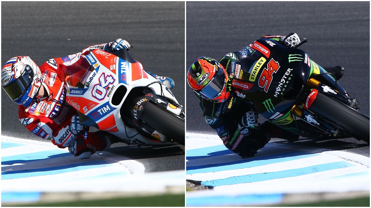 Comparativa estilos de pilotaje MotoGP 2017