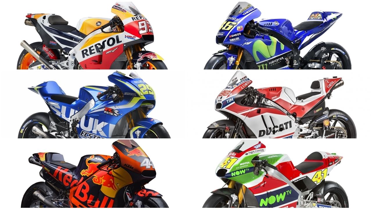 Las motos de MotoGP 2017, en fotos