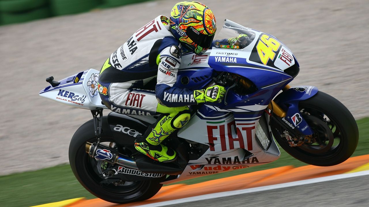 Valentino Rossi cumple 350 Grandes Premios