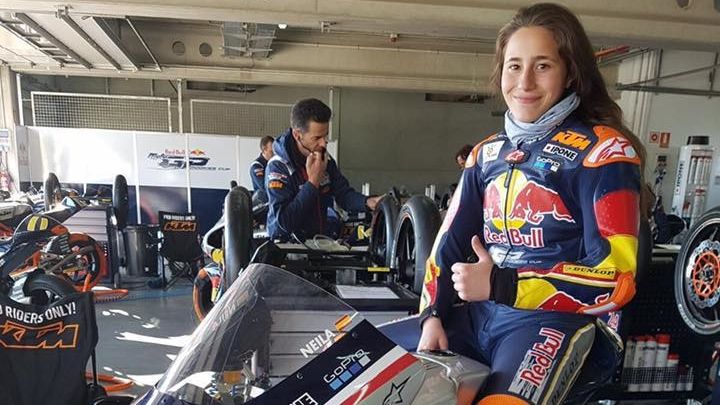 Beatriz Neila en la Red Bull Rookies Cup