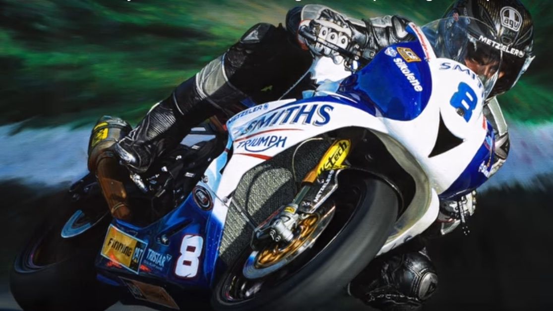 Los dibujos hiperrealistas de motos, by Billy