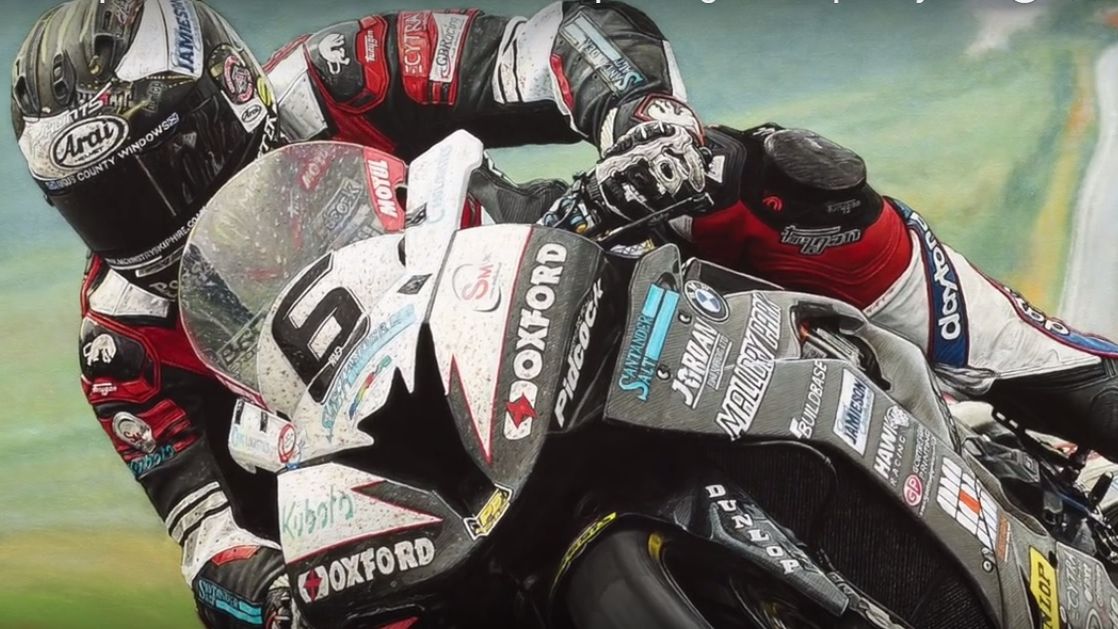 Los dibujos hiperrealistas de motos, by Billy