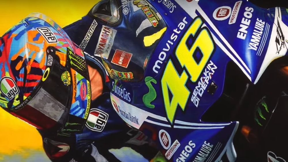 Los dibujos hiperrealistas de motos, by Billy